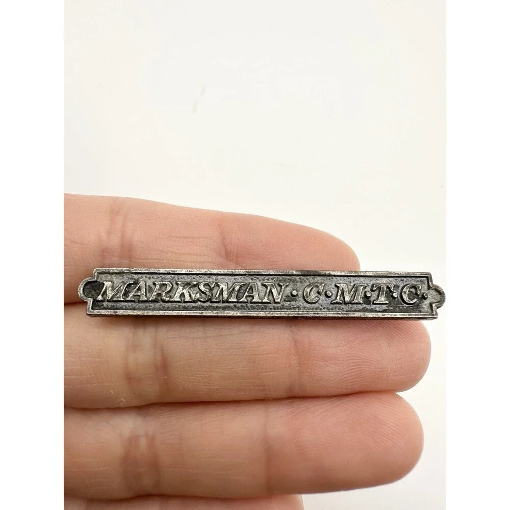 ORIGINAL WWII OR PRIOR CMTC MARKSMAN BADGE